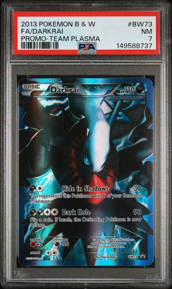 2013 #BW73 Full Art/Darkrai PSA 7 Black & White Promo