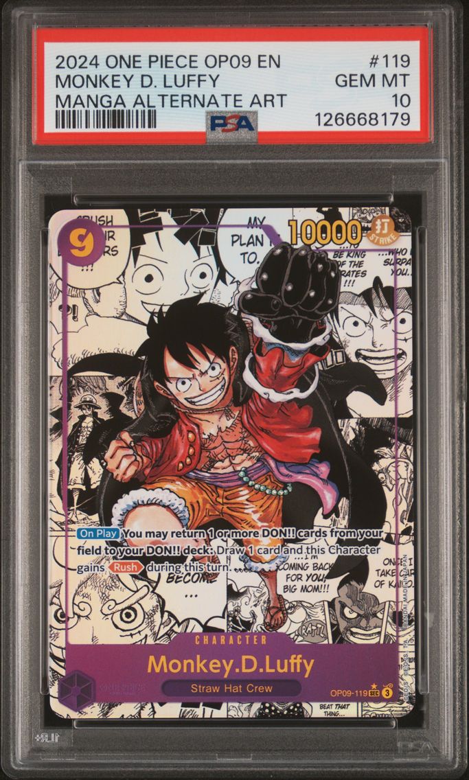 2024 #119 Monkey D. Luffy PSA 10