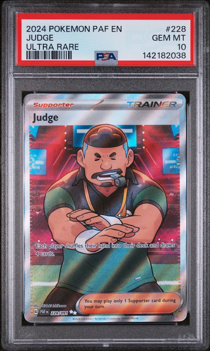 2024 #228 Judge PSA 10 Paf EN-Paldean Fates