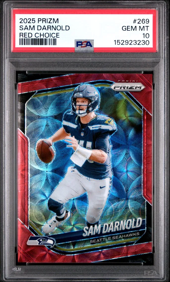 2025 #269 Sam Darnold PSA 10 Panini Prizm