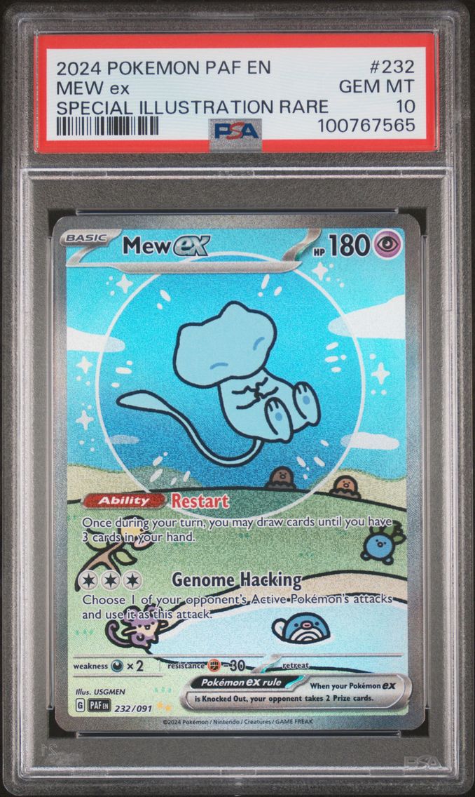 2024 #232 Mew EX PSA 10 Paf EN-P