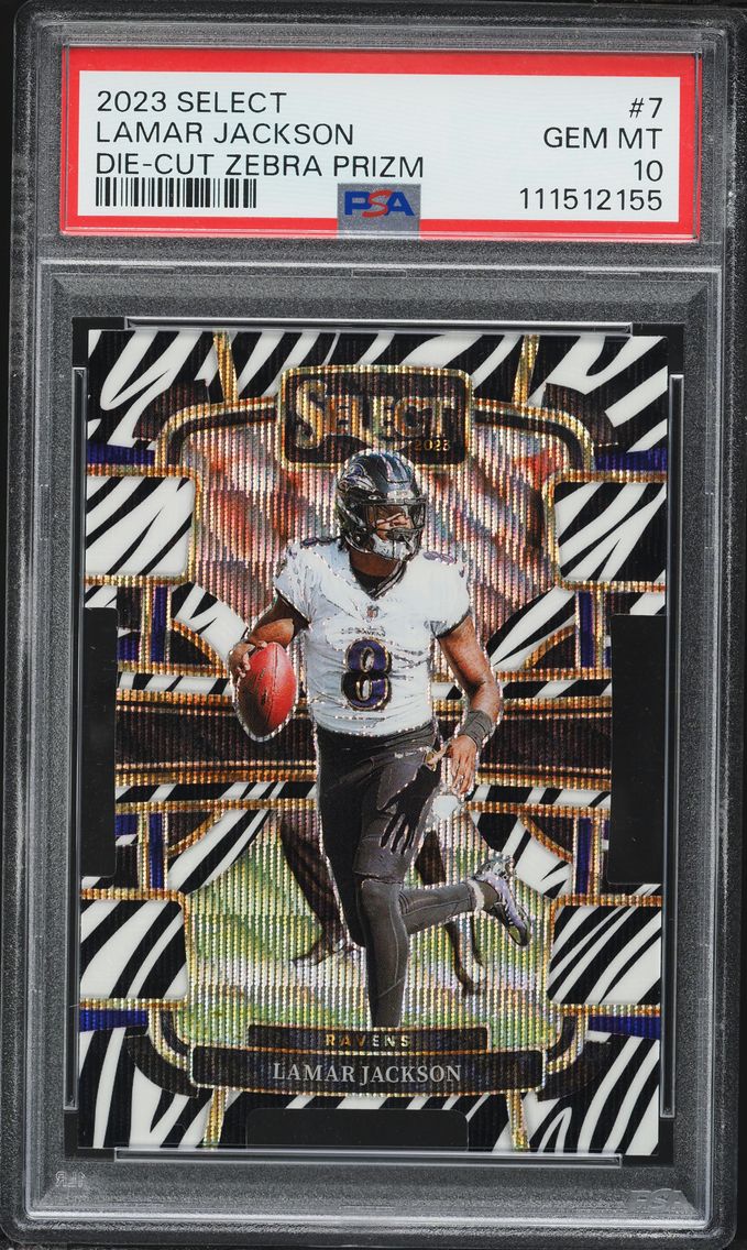 2023 #7 Lamar Jackson PSA 10 Pan