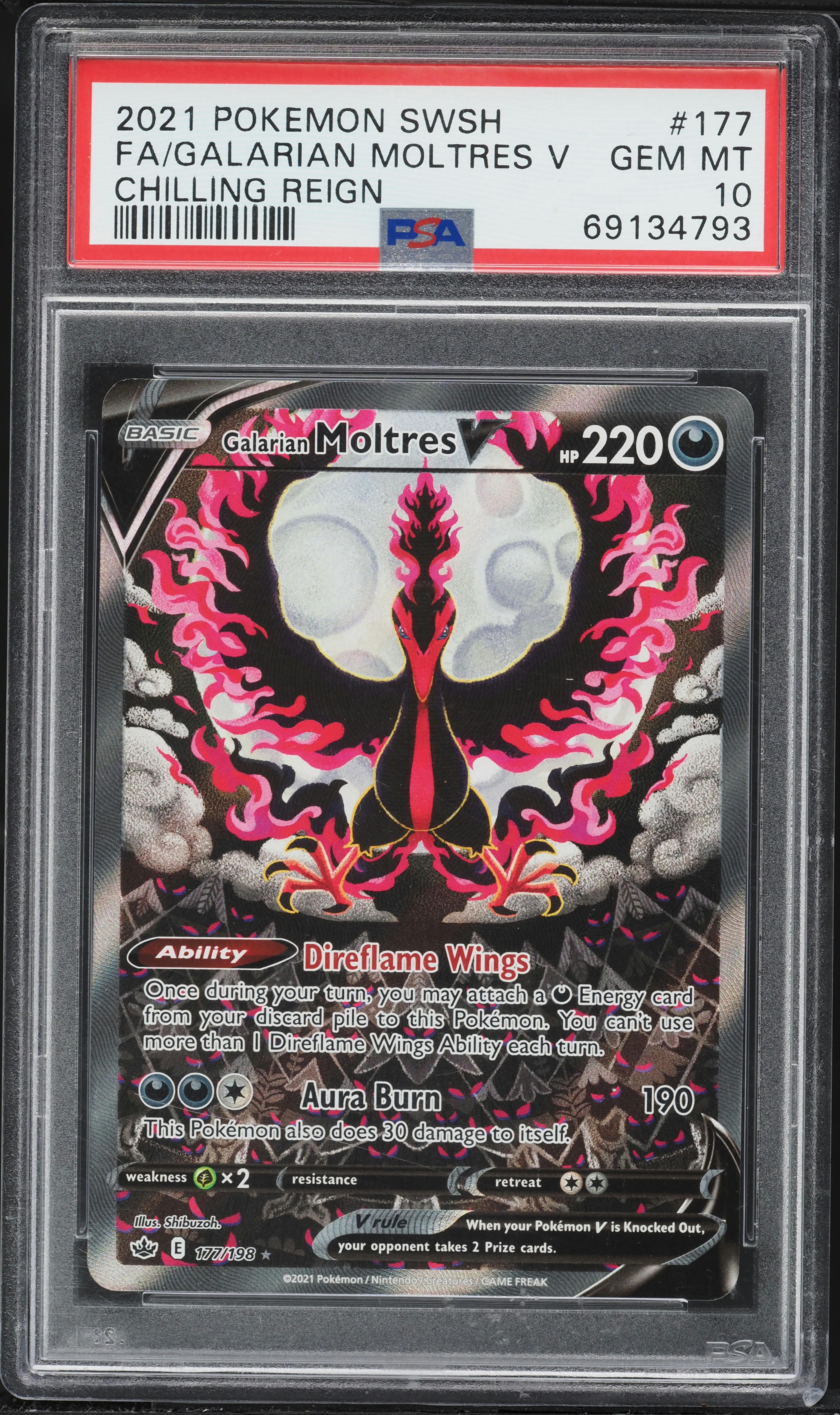Full Art/Galarian Moltres V