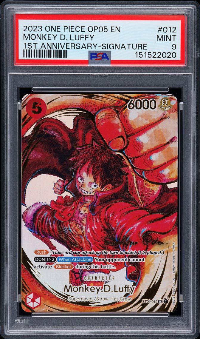 2023 #012 Monkey D. Luffy PSA 9 