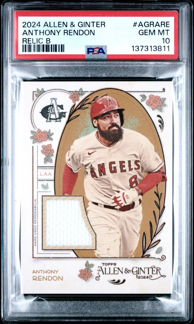 2024 #AGRARE Anthony Rendon PSA 10 Topps Allen & Ginter Allen & Ginter Relics B