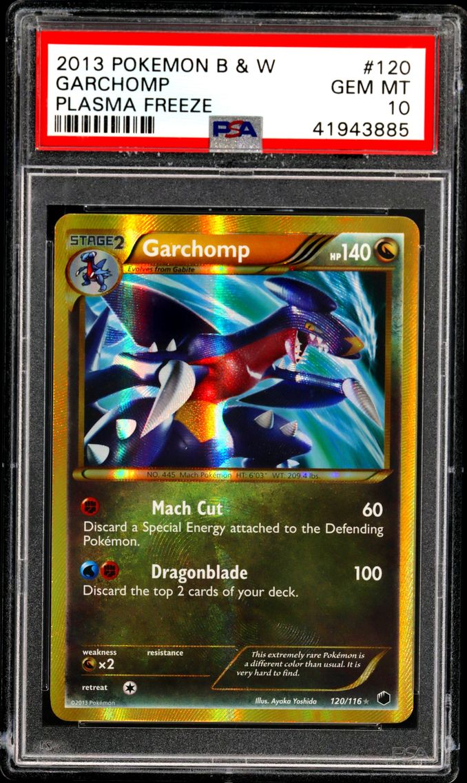 2013 #120 Garchomp PSA 10 Black 