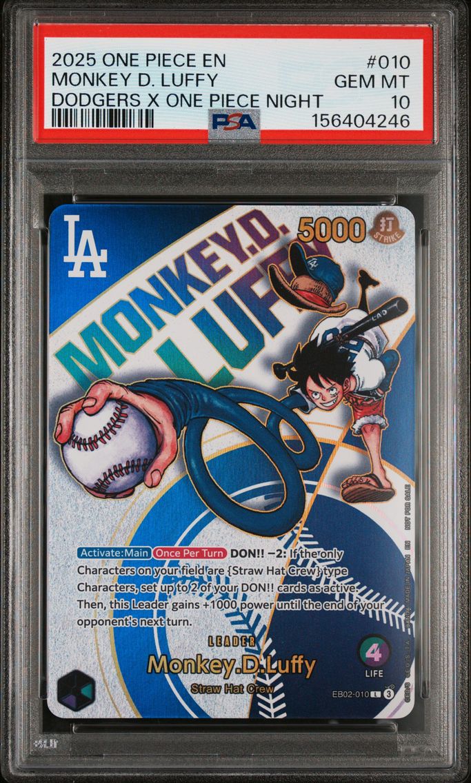 2025 #010 Monkey D. Luffy PSA 10