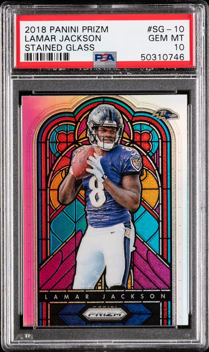 2018 #SG-10 Lamar Jackson PSA 10