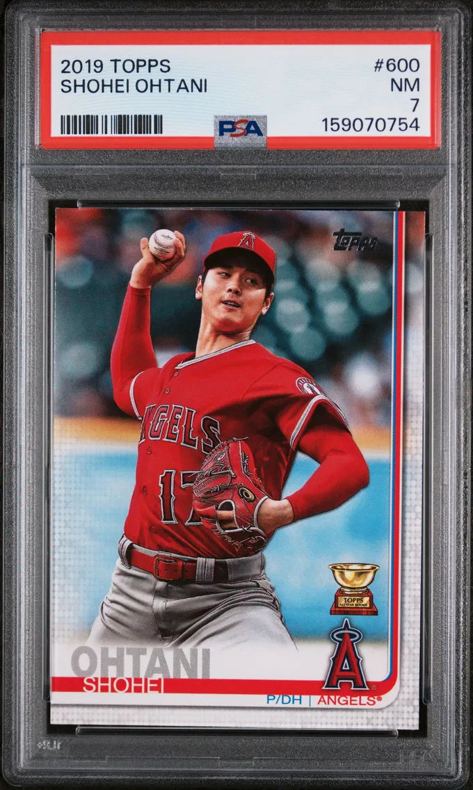 2019 #600 Shohei Ohtani PSA 7 Topps