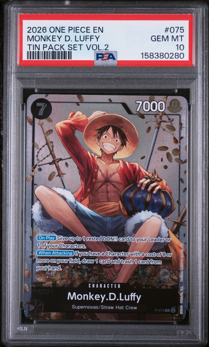 2026 #075 Monkey D. Luffy PSA 10 One Piece Promos