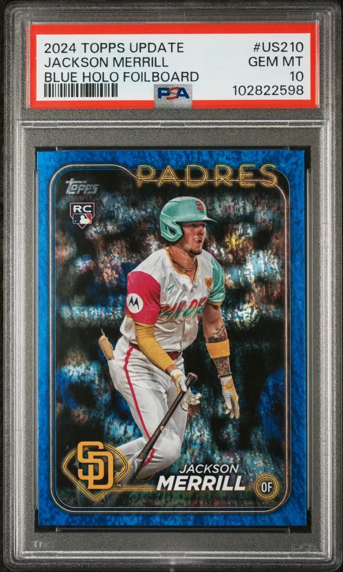 2024 #US210 Jackson Merrill PSA 10 Topps Update