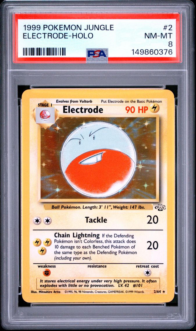 1999 #2 Electrode-Holo PSA 8 Jungle