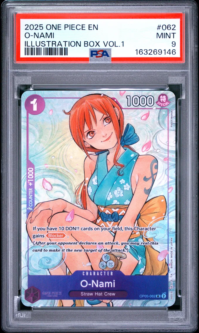 2025 #062 O-Nami PSA 9 One Piece Promos