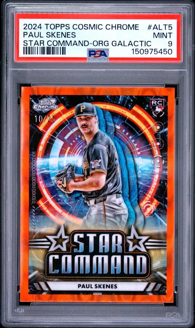 2024 #ALT5 Paul Skenes PSA 9 Topps Cosmic Chrome Star Command