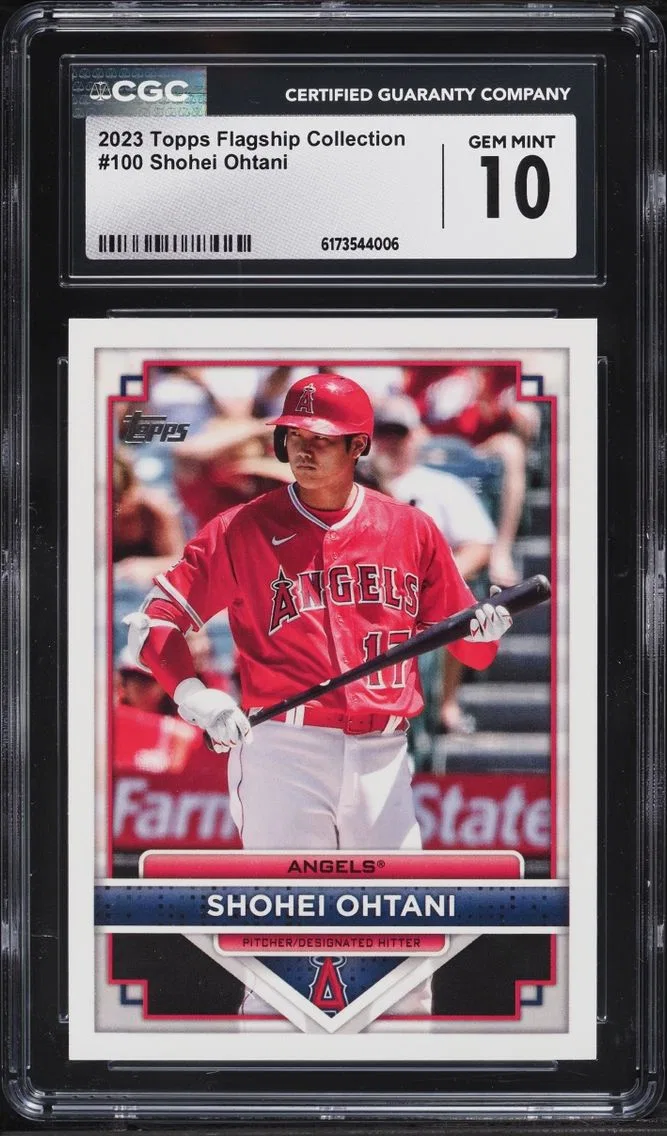 2023 #100 Shohei Ohtani CGC 10 Topps Flagship Collection