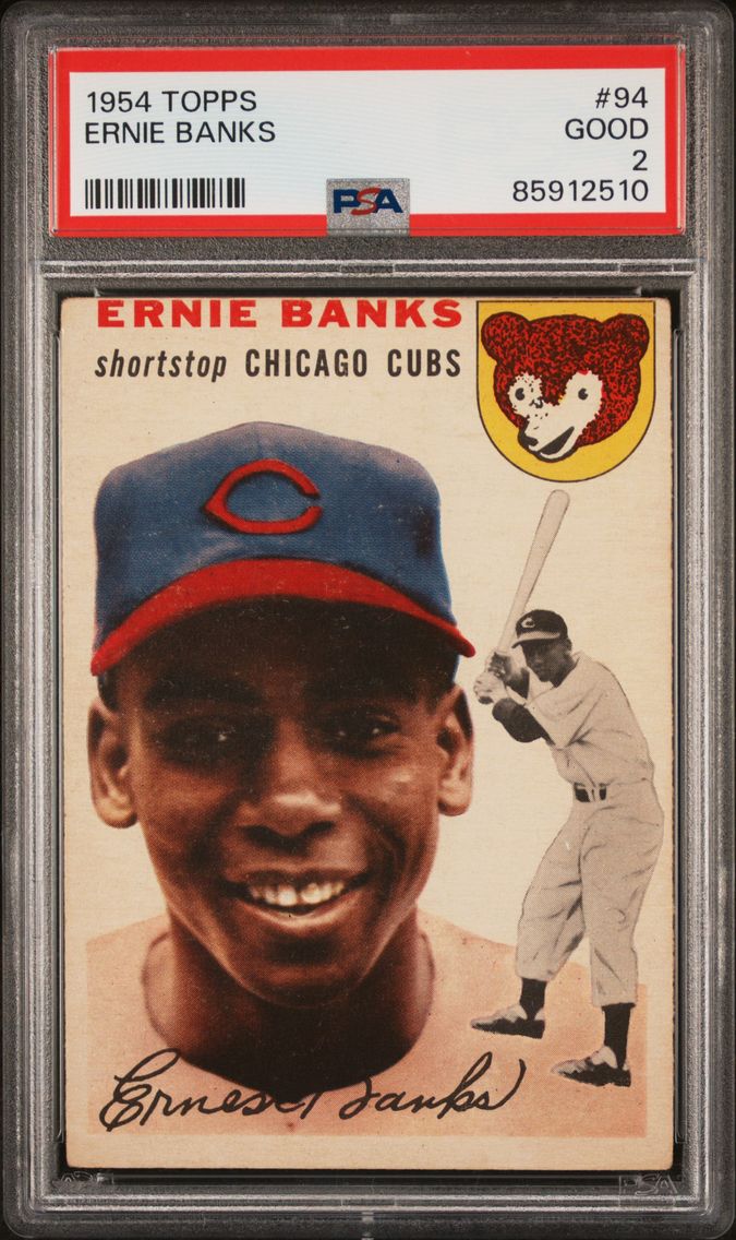 1954 #94 Ernie Banks PSA 2 Topps