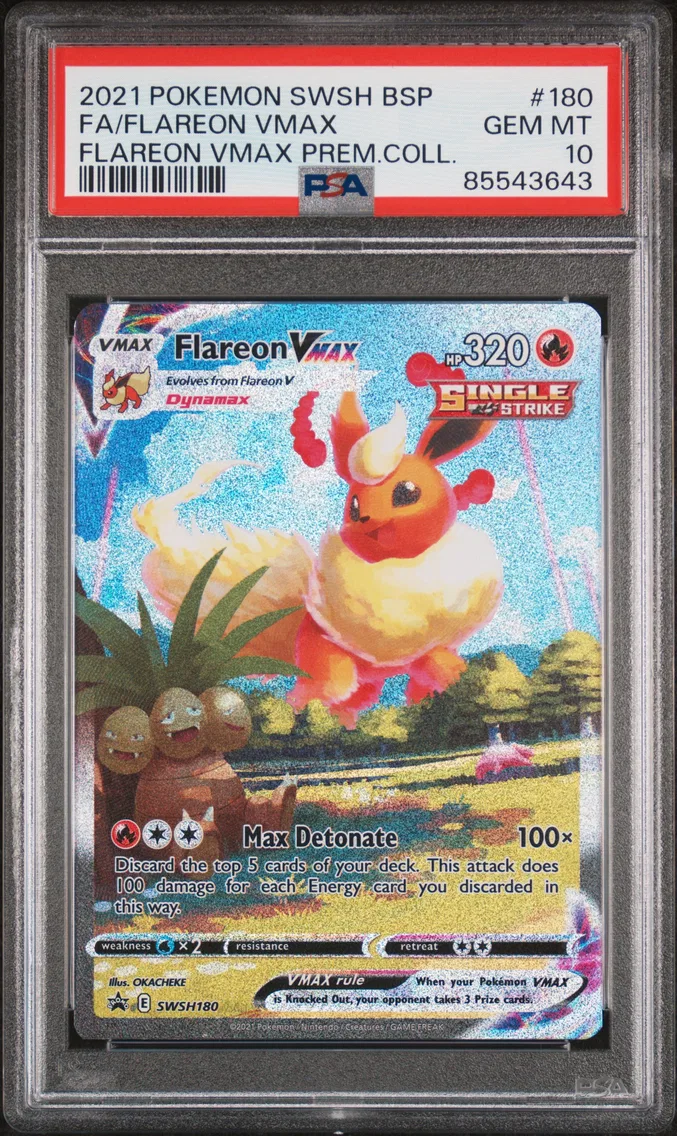 2021 #180 Full Art/Flareon Vmax 