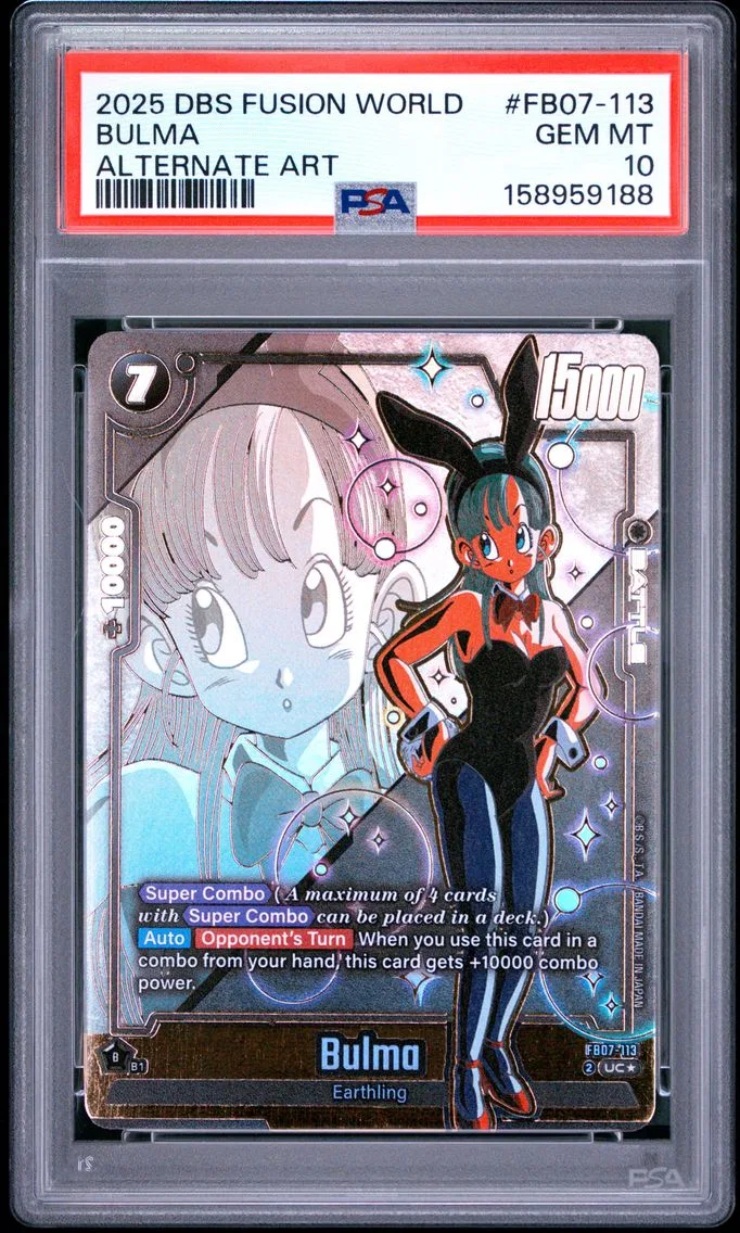 2025 #FB07-113 Bulma PSA 10 Dragon Ball Super Card Game Fusion World Wish for Shenron