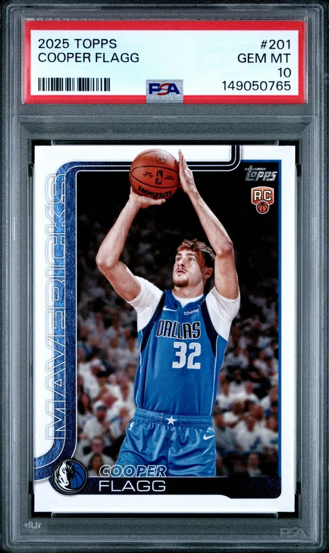 2025 #201 Cooper Flagg PSA 10 Topps