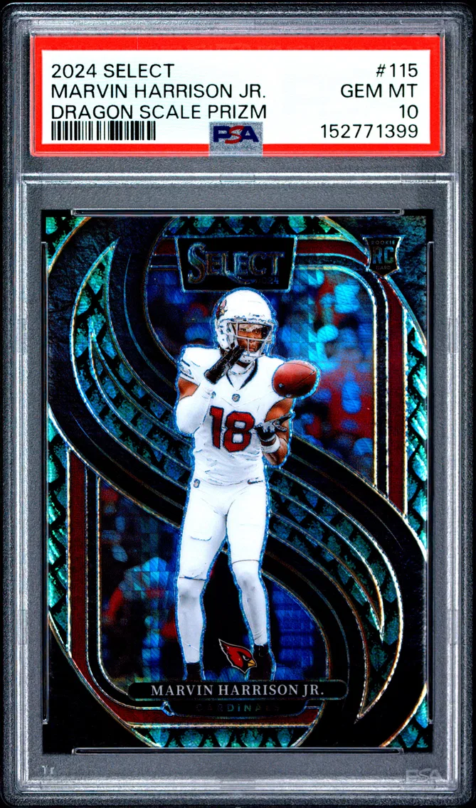 2024 #115 Marvin Harrison Jr. PSA 10 Panini Select