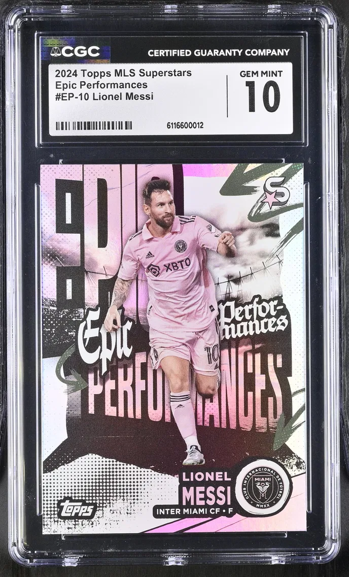 2024 #EP-10 Lionel Messi CGC 10 Topps MLS Superstars