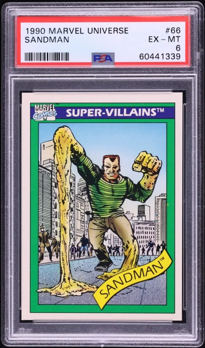 1990 #66 Impel Marvel Universe Sandman EXMT PSA 6