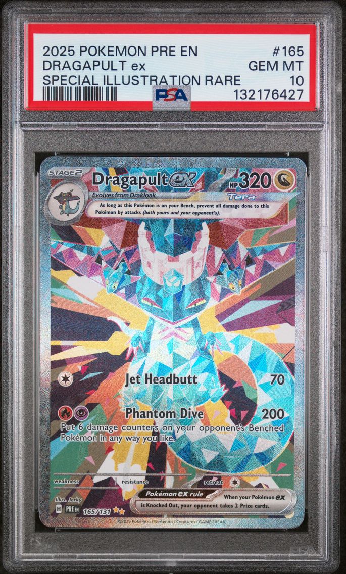 2025 #165 Dragapult EX PSA 10 Pr