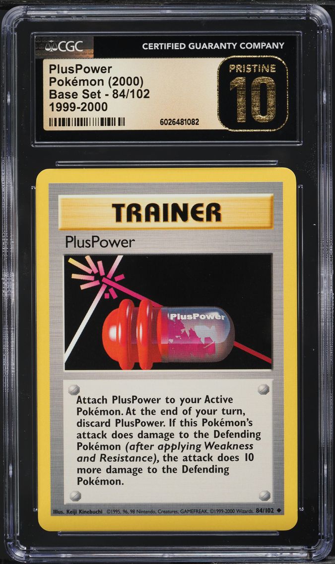 1999 #84 BASE SET PLUSPOWER CGC