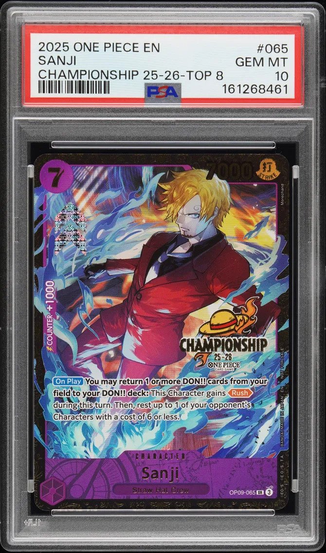 2025 #065 Sanji PSA 10 One Piece Promos
