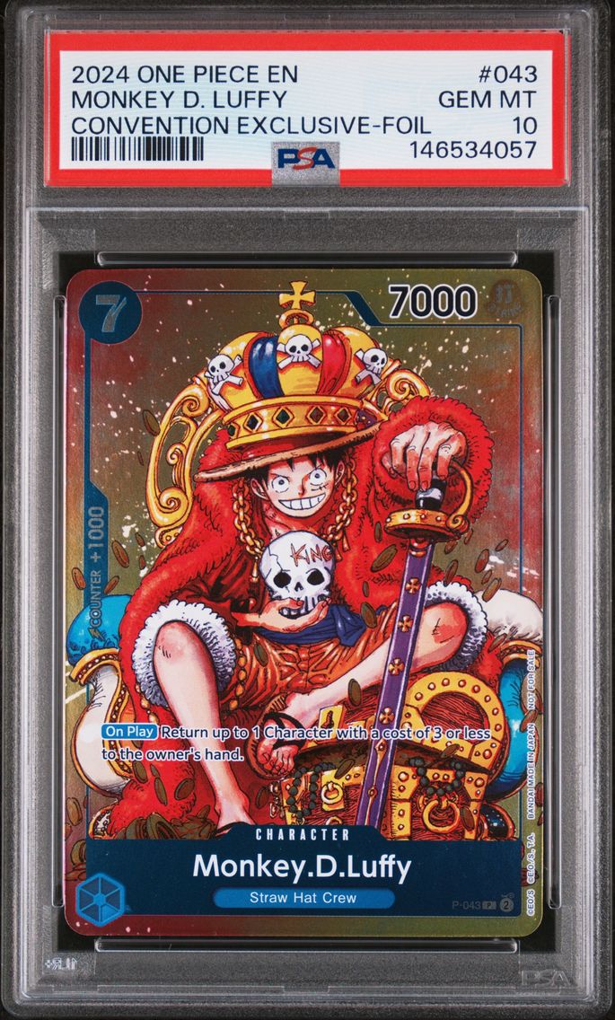 2024 #043 Monkey D. Luffy PSA 10