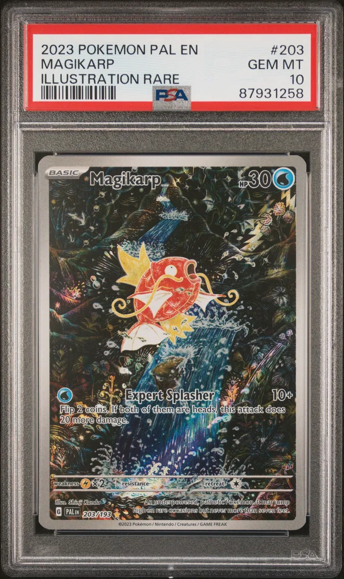 2023 #203 Magikarp PSA 10 Pal EN-Paldea Evolved