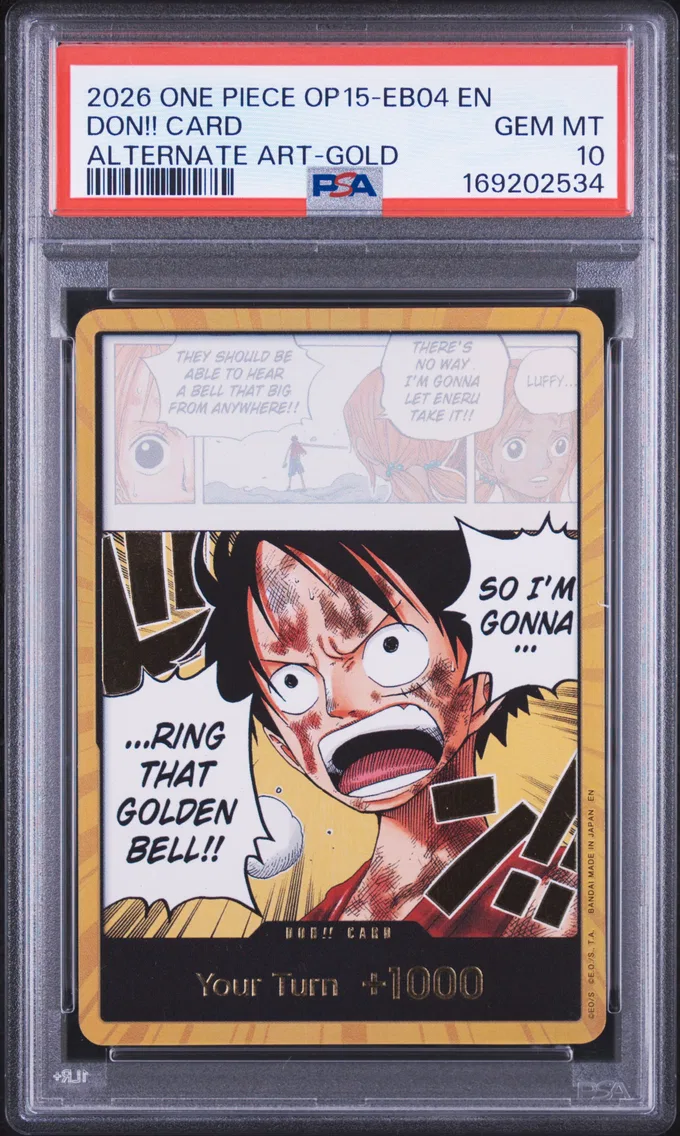 2026 #NA Don!! Card PSA 10 One Piece OP15-EB04-Adventure on Kami's Island