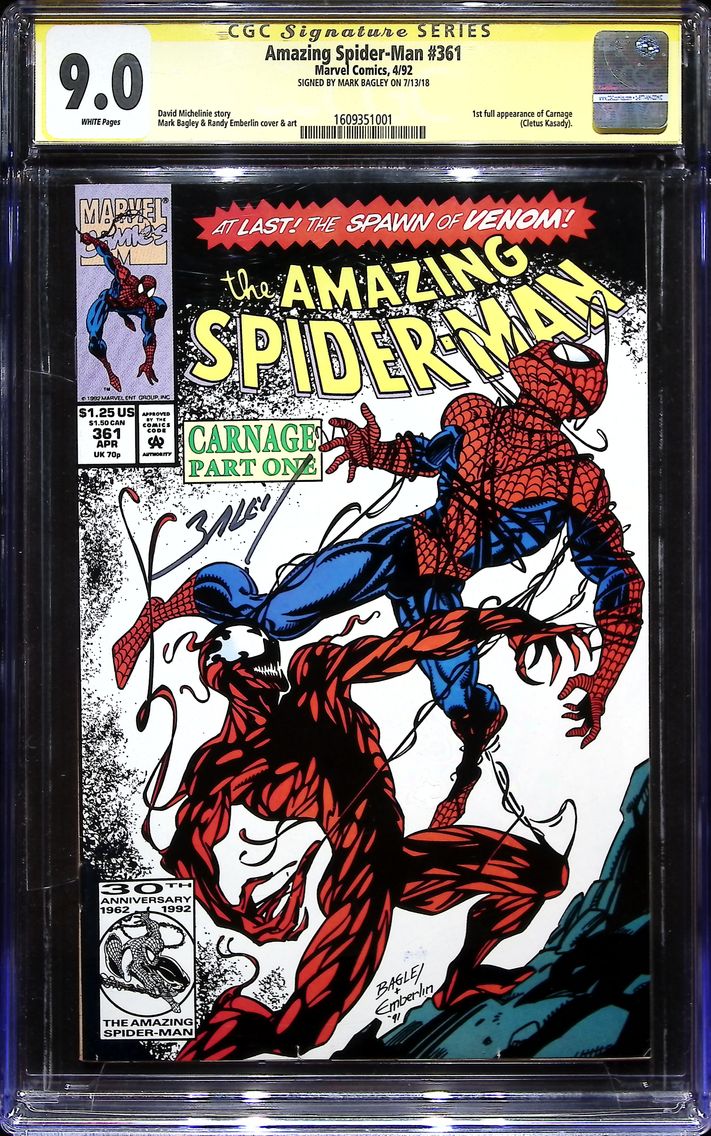 1992 Amazing Spider-Man #361 CGC