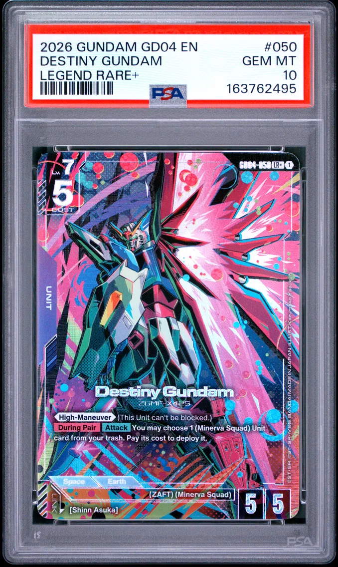 2026 #050 Destiny Gundam PSA 10 Gundam GD04-Phantom Aria