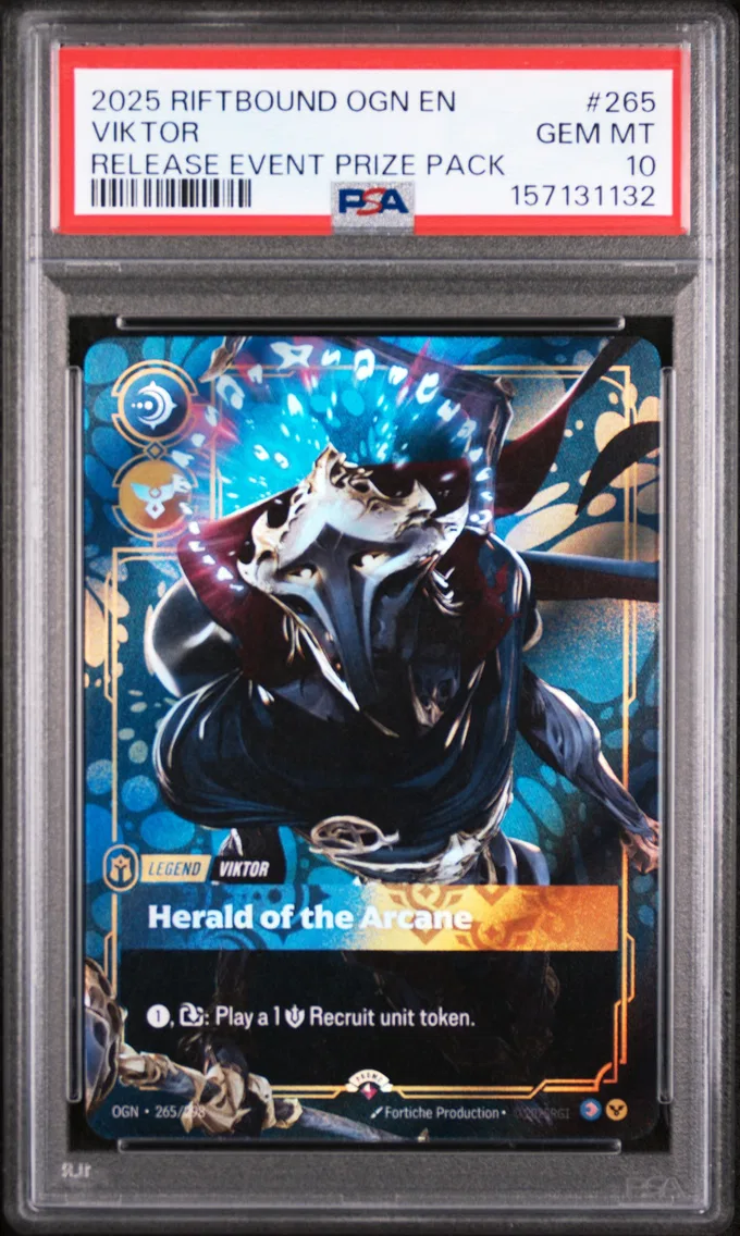 2025 #265 Viktor - Herald of the Arcane PSA 10 Riftbound: League of Legends Ogn-Origins
