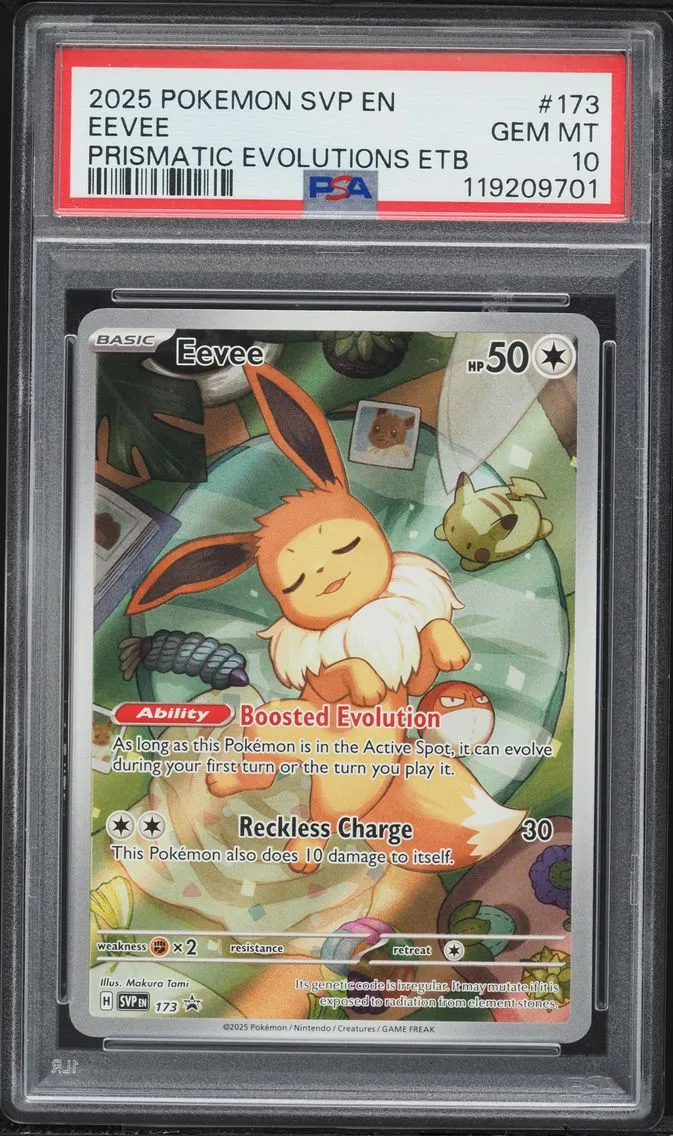 2025 #173 Eevee PSA 10 Svp EN-SV