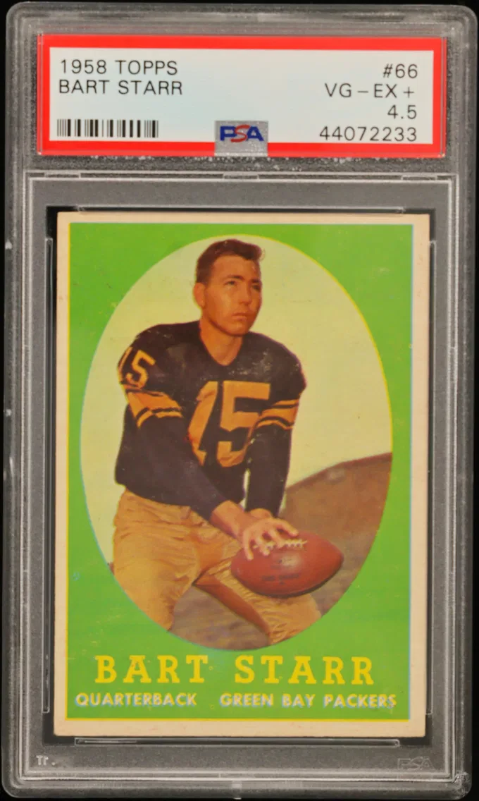 1958 #66 BART STARR PSA 45 Topps