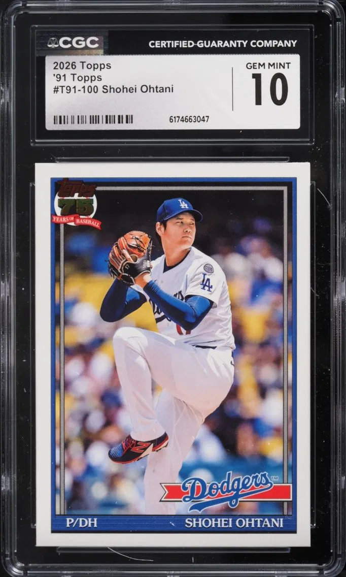 2026 Topps '91 Shohei Ohtani #T91-100 CGC 10 GEM MINT