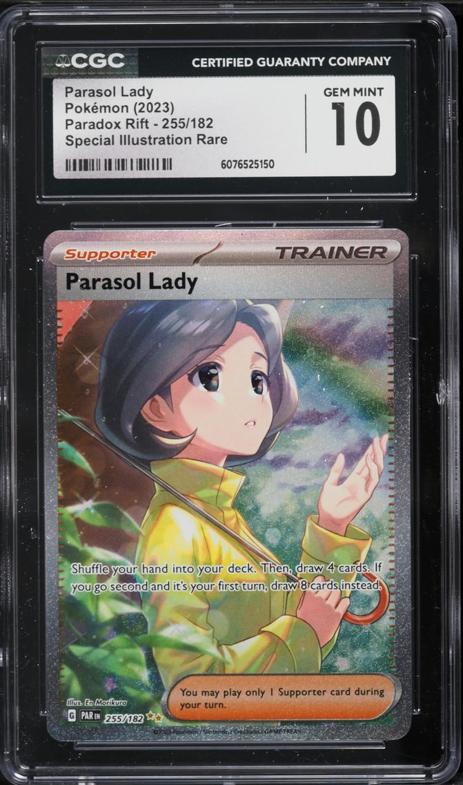 2023 #255 Parasol Lady CGC 10 Par EN-Paradox Rift Pokemon