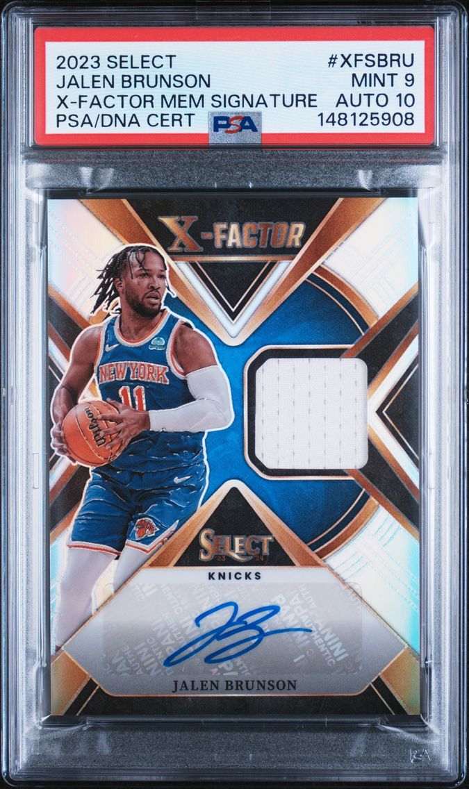 2023 #XFSBRU Jalen Brunson PSA 9
