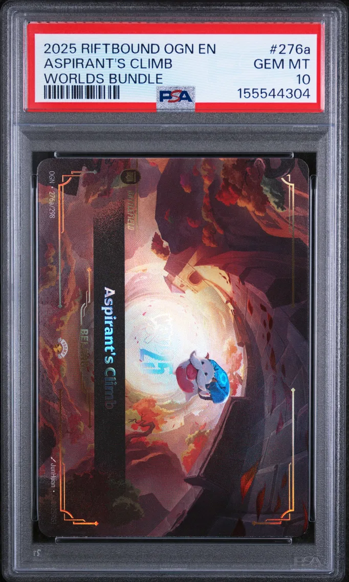 2025 #276a Aspirant's Climb PSA 10 Riftbound: League of Legends Ogn-Origins