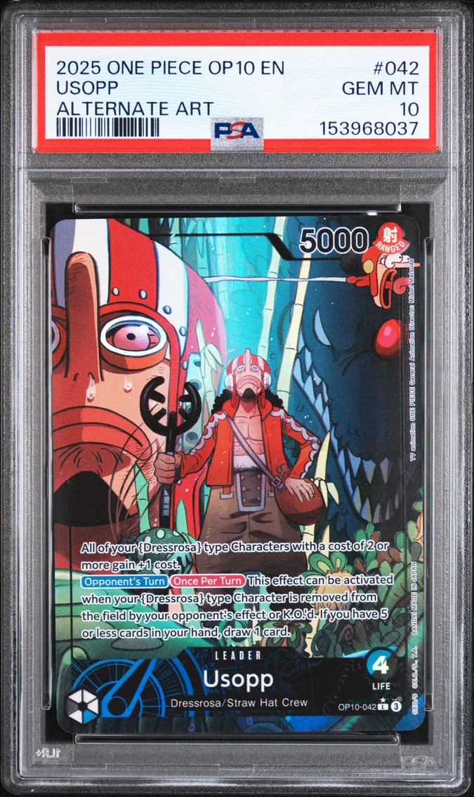 2025 #042 Usopp PSA 10 One Piece OP10-Royal Blood