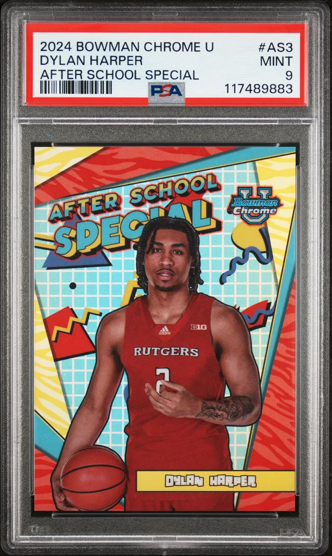 2024 #AS3 Dylan Harper PSA 9 Bowman Chrome University After School Special