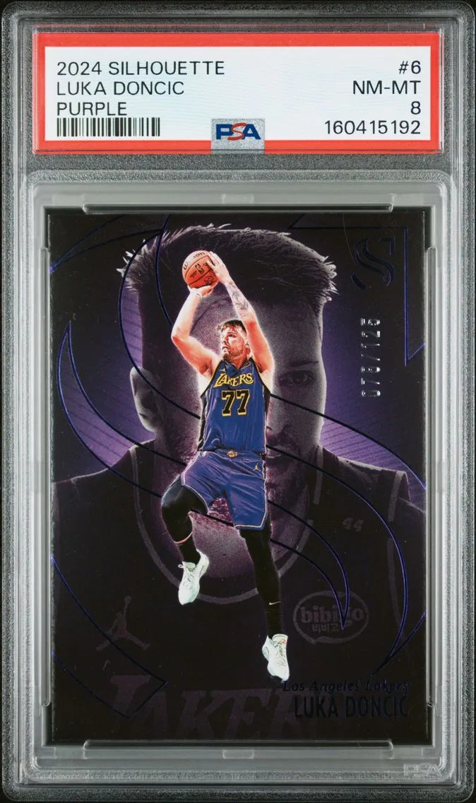 2024 #6 Luka Doncic PSA 8 Panini Silhouette