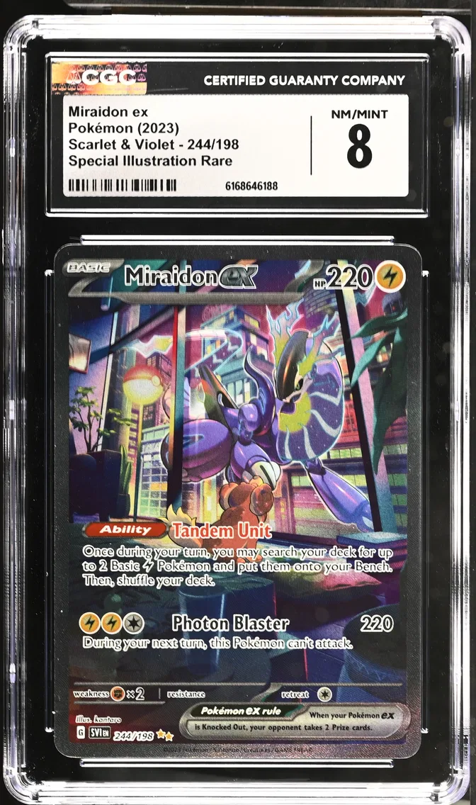 2023 #244 Miraidon ex CGC 8 Scarlet & Violet - SV1EN - English