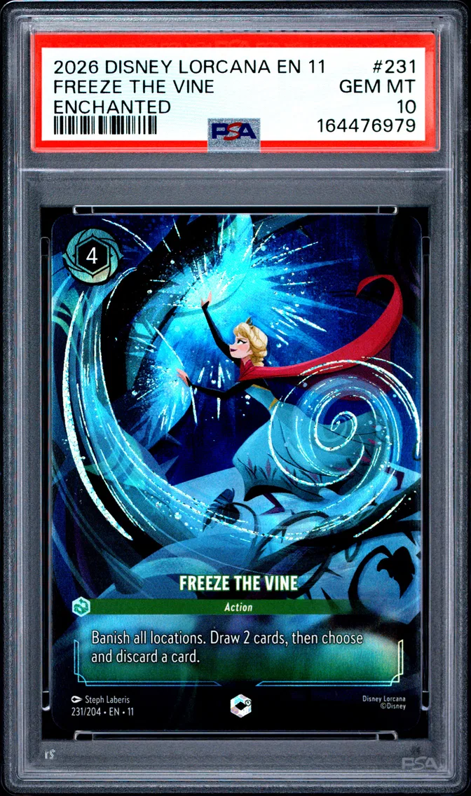 2026 #231 Freeze the Vine PSA 10 Disney Lorcana EN 11-Winterspell