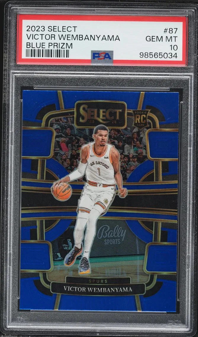 2023 #87 Victor Wembanyama PSA 10 Panini Select Basketball
