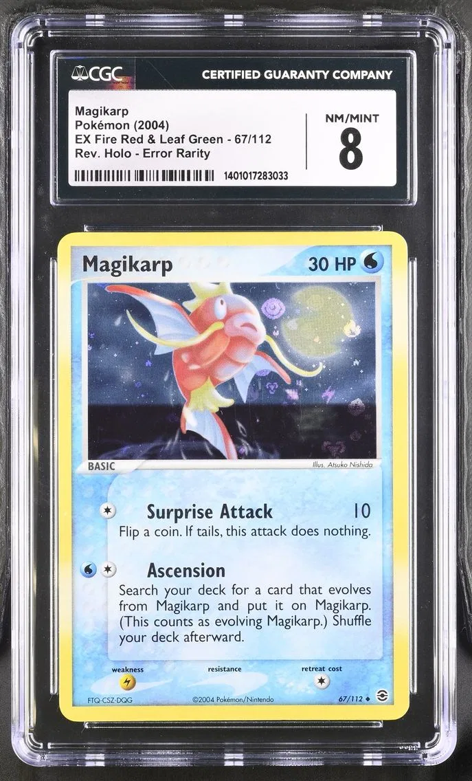 2004 #67 Magikarp CGC 8 EX Fire Red & Leaf Green - English Pokemon