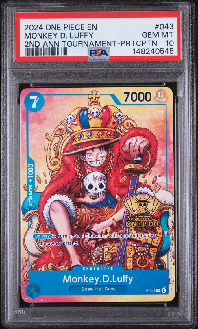 2024 #043 Monkey D. Luffy PSA 10 One Piece Promos