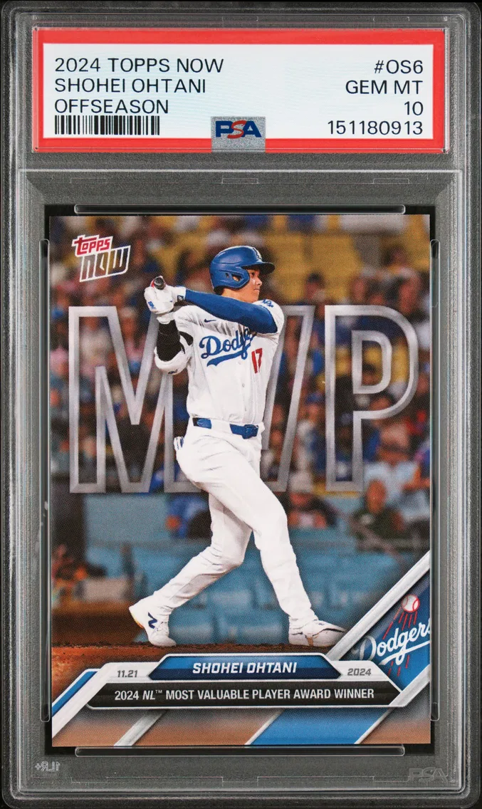 2024 #OS6 Shohei Ohtani PSA 10 Topps Now Offseason